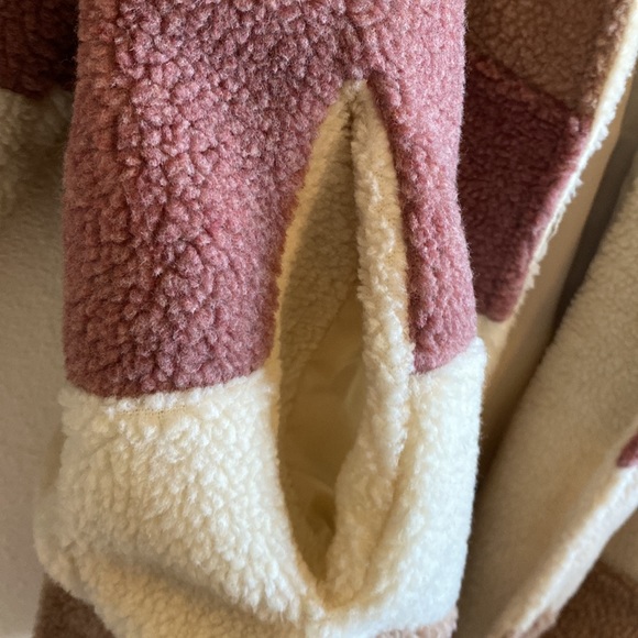 Striped Sherpa bomber jacket - Picture 3 of 3